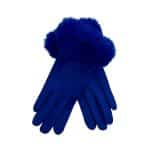 SHGL619 Manhattan Faux-Fur Trim Gloves - Winter Brights (4 Colours)