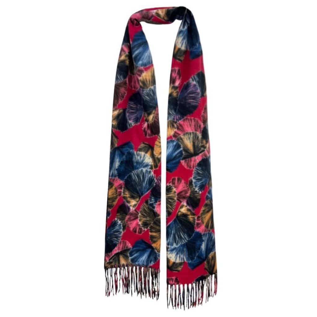 SHPM571 Abstract Winter Floral Print Blanket Scarf SHSales Jewellery & Scarves Wholesalers