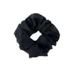 SH8062 Black Classic Satin-Style Scrunchy