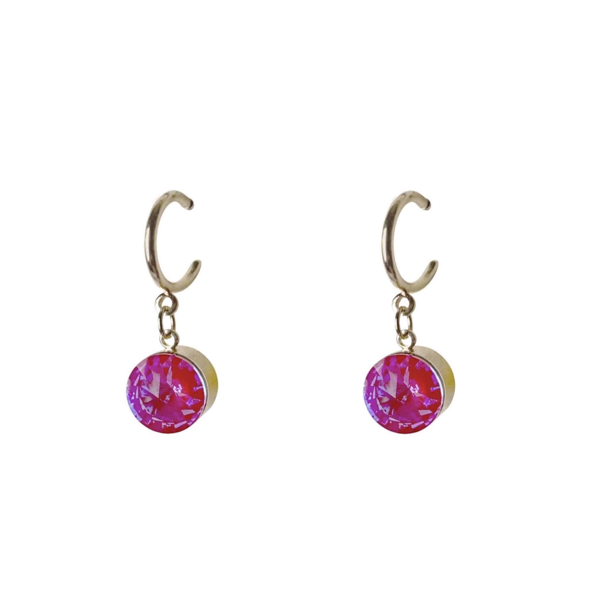 Pierced Earrings in Colours