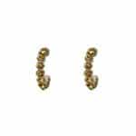 205928Y Gialla Crystal Half Hoop Earrings - Topaz-tone