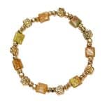 T9180BL Rose Gold Tone Stretch Bracelet