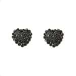1041220 Elegant Crystal Heart Shaped Earrings 