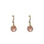 205917PK  Aurelia Crystal Drop Earrings - Pink