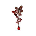 200973 Butterfly Cascade Magnetic Scarf Clip & Brooch (3 Colours)