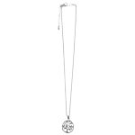 2010846S Delicate Crystal Tree Pendant Necklace - Silver-Tone 