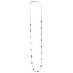 2011251S Elegant Winter Crystal Necklace - Silver-Tone