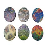 SH1050 Exotic Glitter Print Compact Mirror