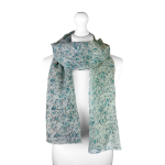 SHPS1113 Delicate Summer Floral Print Scarf with Glitter Detailing (3 Assorted Colours)