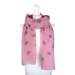 SHTR1146 Tree of Life Print Scarf with Glitter Detailing (3 Assorted Colours)