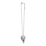 2011338S Silver-Tone Summer Heart Pendant Necklace