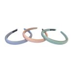 SH0037 Pastel Summer Crystal Detail Fabric Headband (3 Assorted Colours)