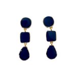 206123NV Navy Bierzo Summer Drop Earrings