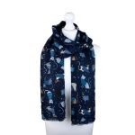SHLP1343 Soft Winter Cat Print Scarf (2 Assorted Colours)