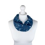 SHMM1383 Butterfly Foil Shimmer Print Magnetic Scarf (3 Assorted Colours)
