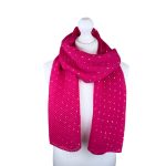 SHTR1363 Autumnal Gold Fleck Foil Print Scarf (3 Assorted Colours)