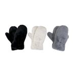 SHGL1436 Faux Fur Mittens (3 Assorted Colours)