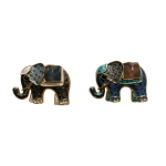 SH1026 Eliza Elephant Magnetic Scarf Clip/Brooch (2 Assorted Colours)