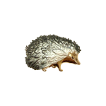 SH1023 Silver & Rose-Gold Tone Hedgehog Magnetic Scarf Clip/Brooch (2 Assorted Colours)