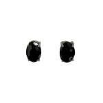 206187BK Clear Crystal Quartz Style Earrings