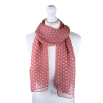 SHCH1505 Summer Polkadot Print Chiffon-Style Scarf (3 Assorted Colours)