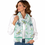 SHLP1594 Elegant Summer Butterfly Print Scarf (3 Assorted Colours)