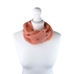 SHMM1538 Dandelion Print Magnetic Crinkle Scarf with Glitter Detailing (4 Assorted Colours)