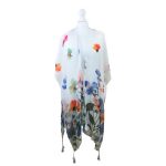 SHFC1639 Watercolour Summer Garden Print Kaftan (Colour as Shown)