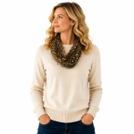 SHMM1660 Autumn Shimmer Multi-Strand Magnetic Scarf (3 Assorted Colours)